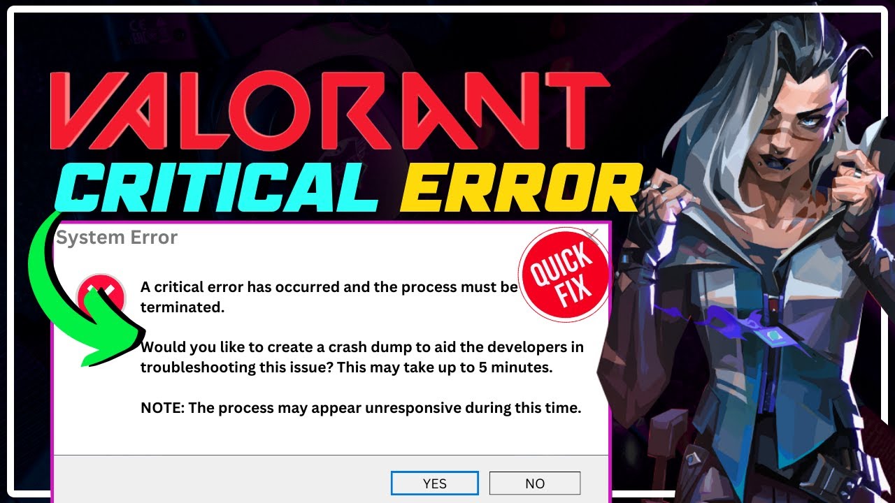 How to Fix VALORANT CRITICAL ERROR | A Critical Error Has Occurred ...