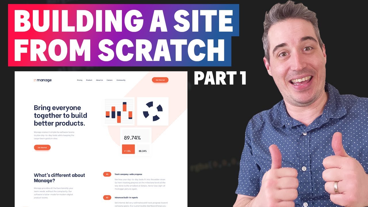 Build a responsive website with HTML & CSS | Part one: Analyzing th...