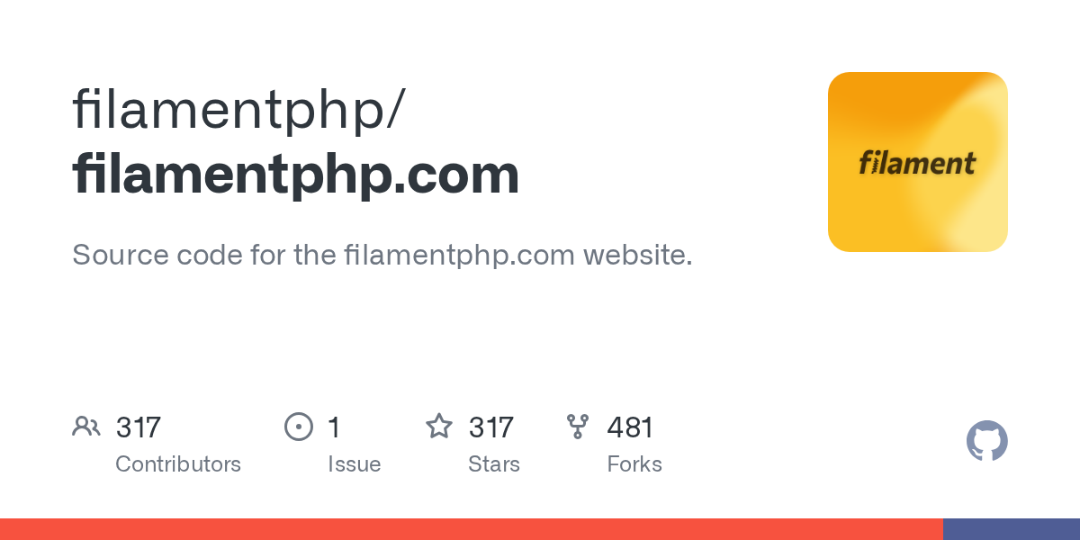 GitHub - filamentphp/filamentphp.com: Source code for the filamentp...