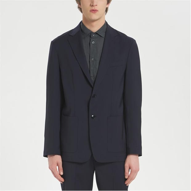 BARENA: BARENA Men's Borgo Virgin Wool Long Sleeve Blazer