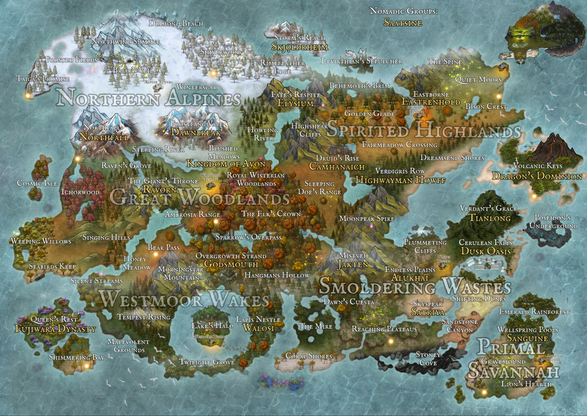 Pyro Land Map All Hail the Magic Flame