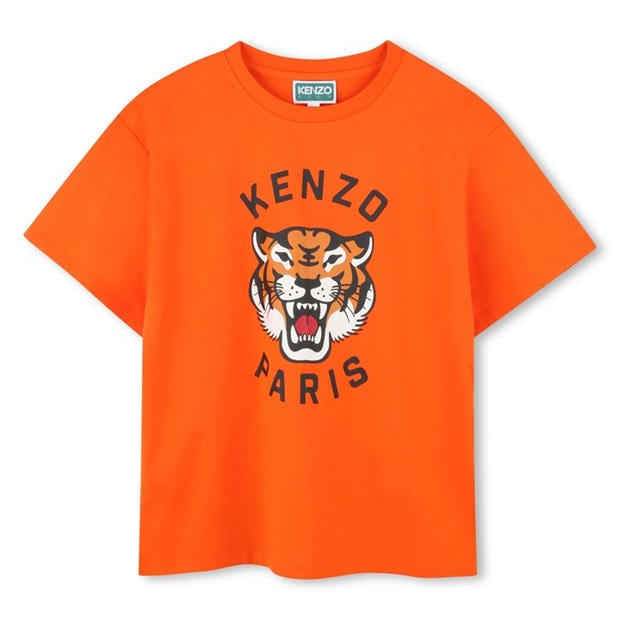 KENZO: KENZO Unisex Kids' Tiger Short-Sleeve T-Shirt