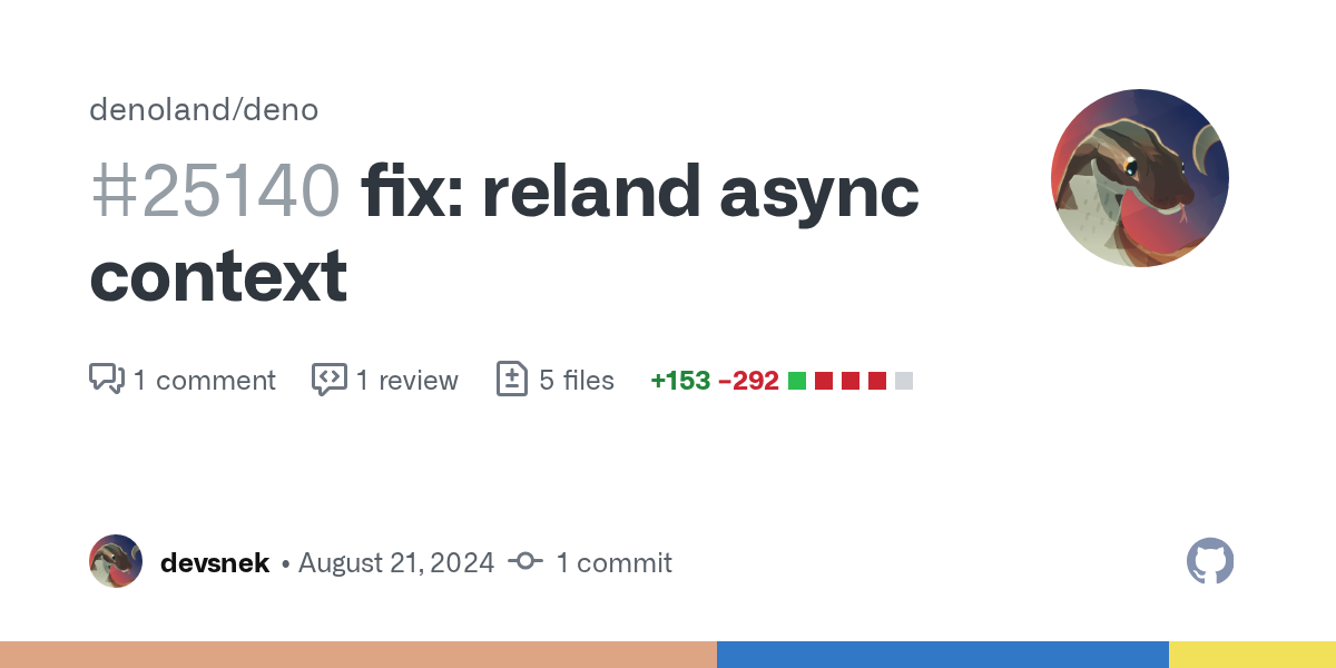 fix: reland async context by devsnek · Pull Request #25140 · denola...