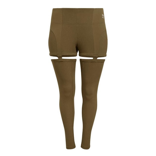 adidas Originals: adidas Originals adidas Rib Two-In-One Leggings Womens