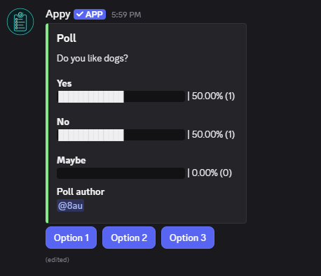 Poll example