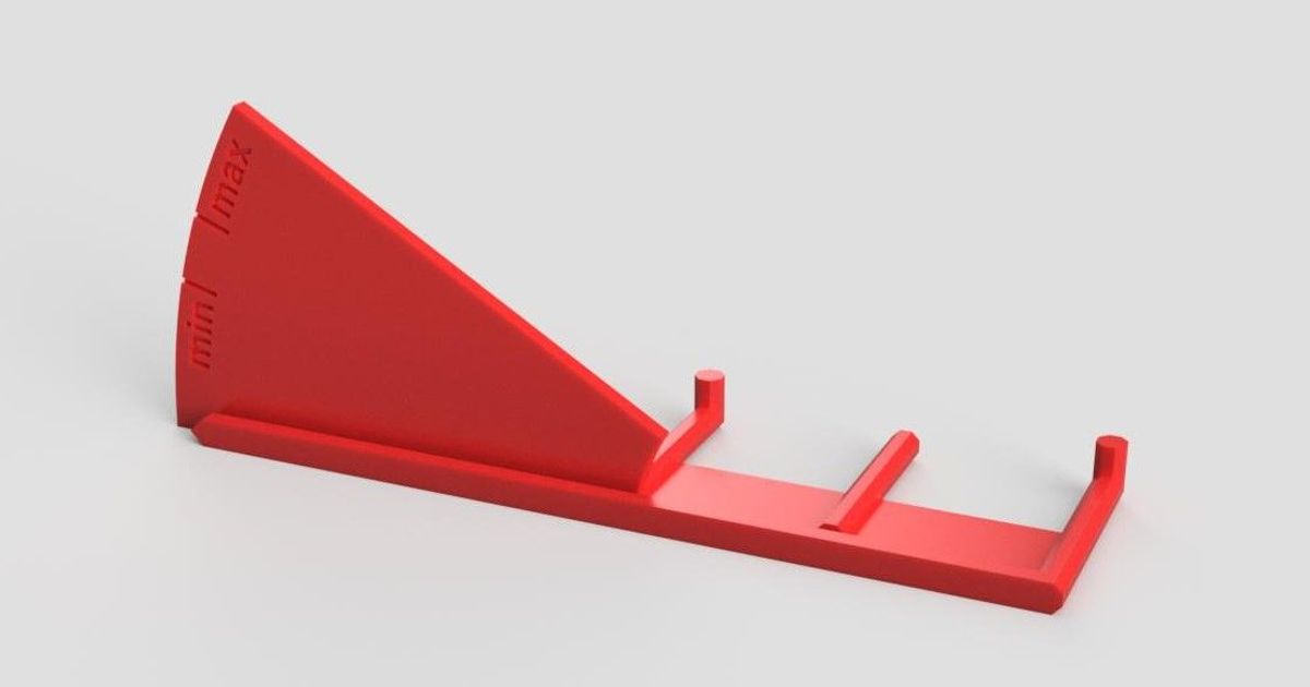 Belt tensioner meter 9 mm, PETG Prusament by Locki | Download free ...