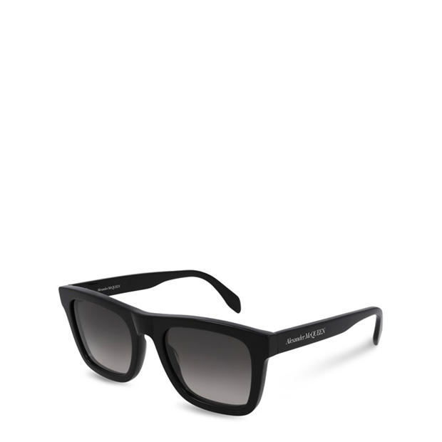 Alexander McQueen: Alexander McQueen Square Logo Sunglasses