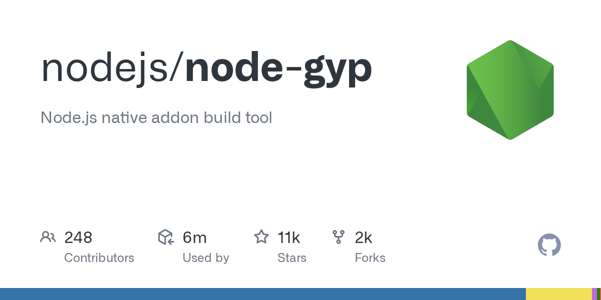 GitHub - nodejs/node-gyp: Node.js native addon build tool