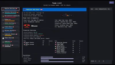 Team Principal: A Racing Manager screenshot 8