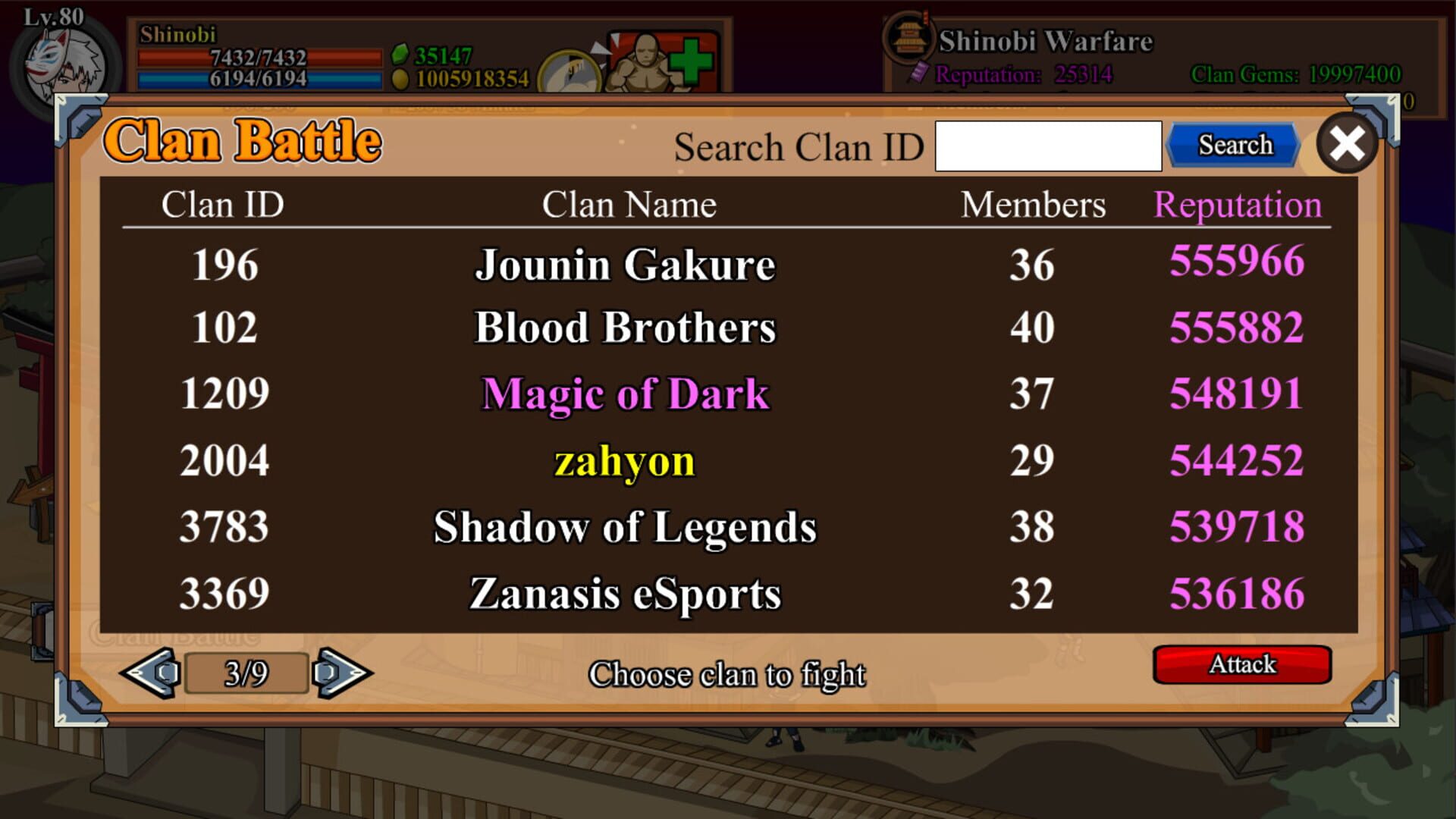 Shinobi Warfare screenshot 2