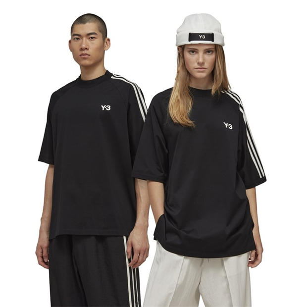 Y3: Y3 3-Stripes T-Shirt