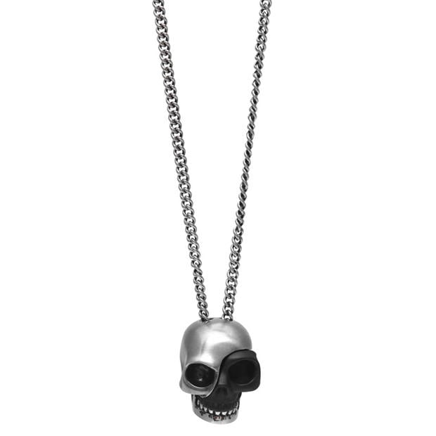 ALEXANDER MCQUEEN: ALEXANDER MCQUEEN Skull Pendant Necklace
