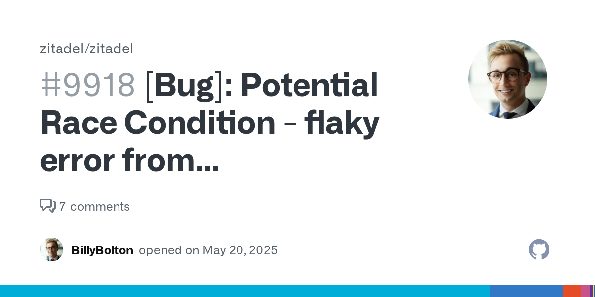 [Bug]: Potential Race Condition - flaky error from /oauth/v2/token ...