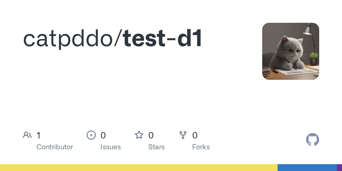 GitHub - catpddo/test-d1