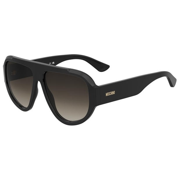 Moschino: Moschino Men's Sq Flat Top Round Sunglasses