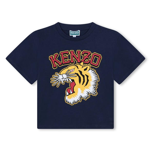 KENZO: KENZO Jersey Logo-Print T-Shirt Unisex Juniors