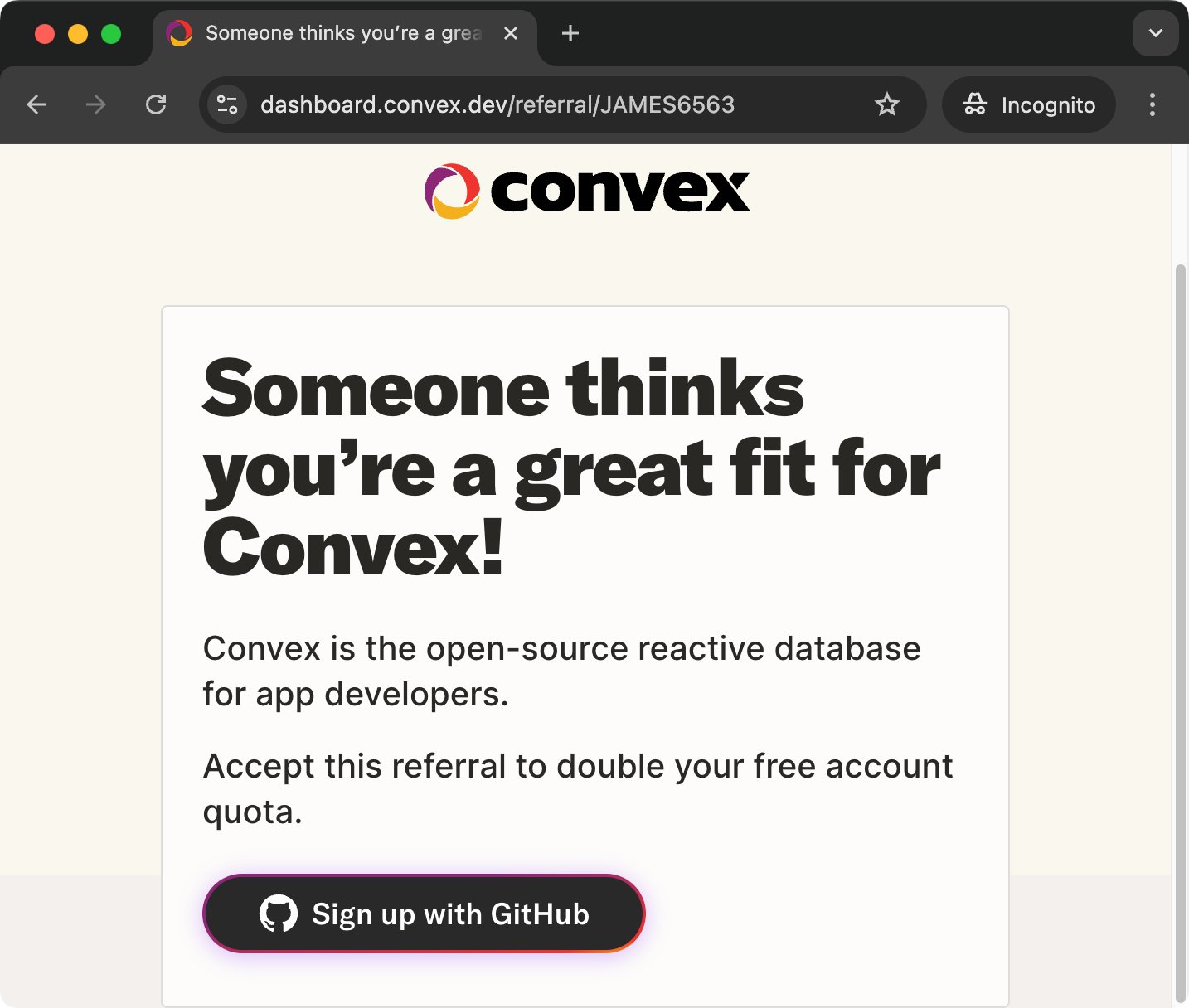 From An unknown user