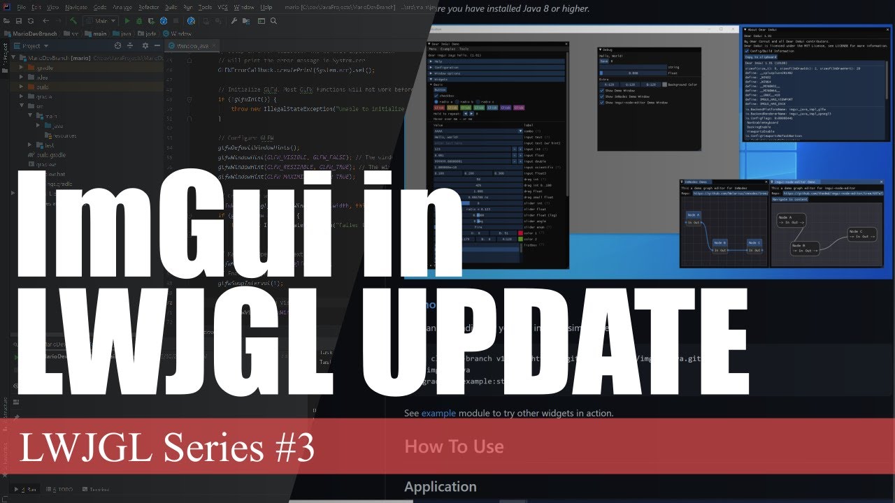 ImGui in LWJGL (UPDATE) | LWJGL Series #3