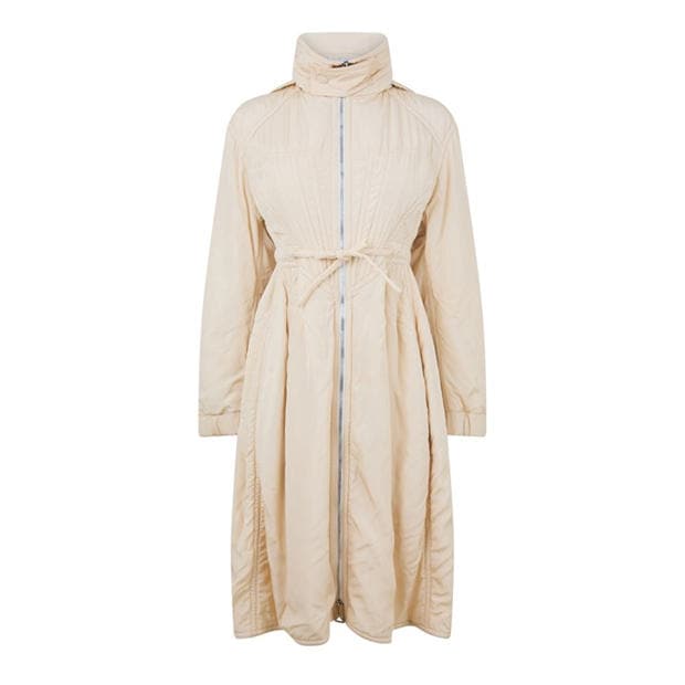 BOTTEGA VENETA: BOTTEGA VENETA Women's Mid-Length Hooded Long Sleeve Full Zip Parka