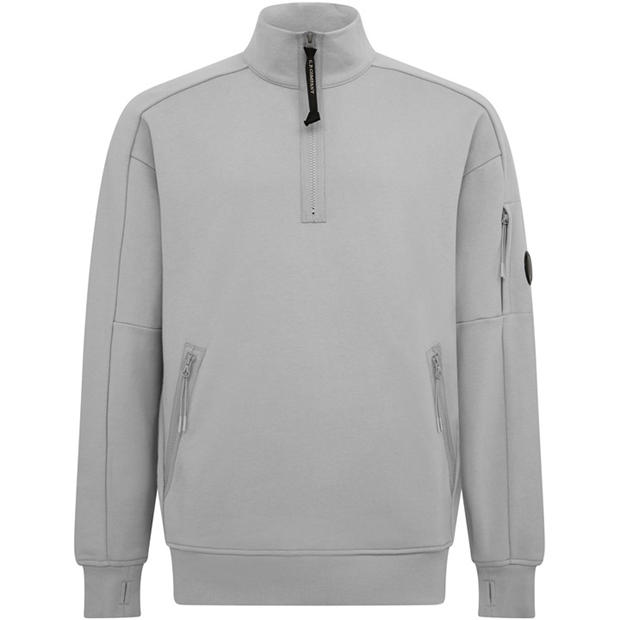 CP COMPANY: CP COMPANY Men's Lens Quarter-Zip Fleece Top
