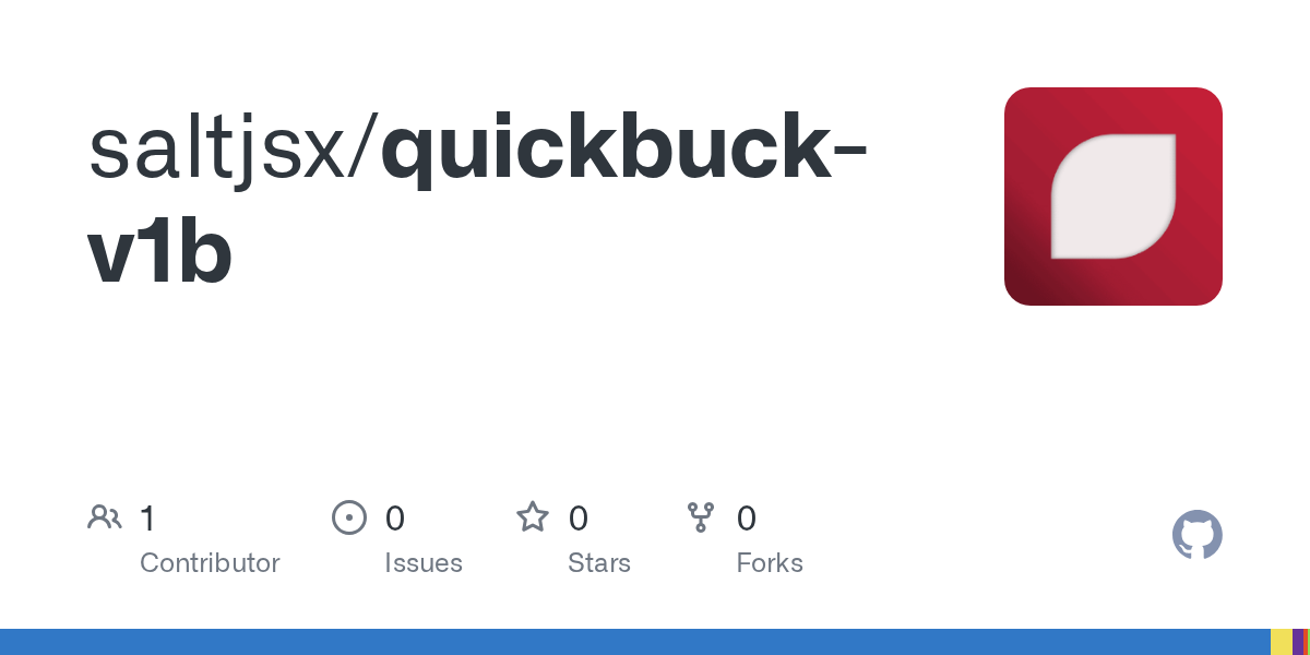 GitHub - saltjsx/quickbuck