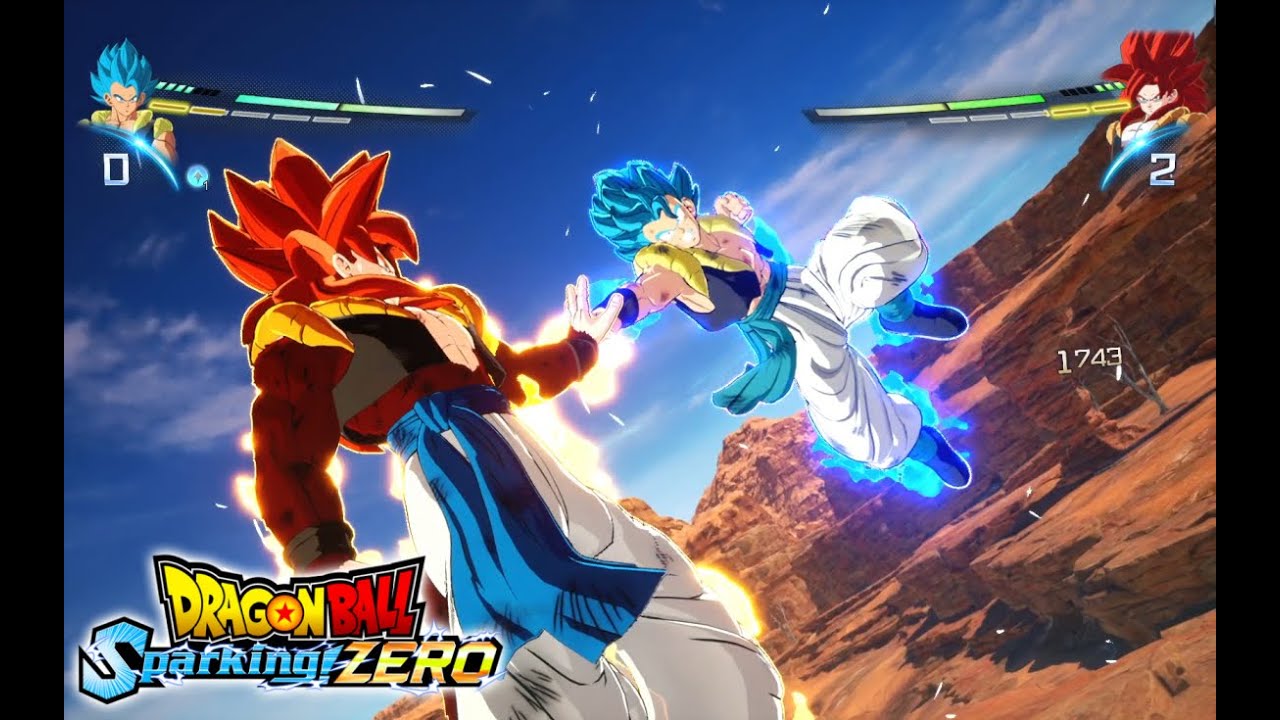 DRAGON BALL: Sparking! ZERO - SSJ4 Gogeta Vs SSB Gogeta [CPU Super ...