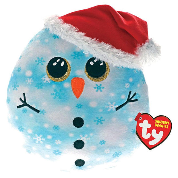 Ty: Ty SNOWMAN XMAS SQUISHY BEANIE 10'