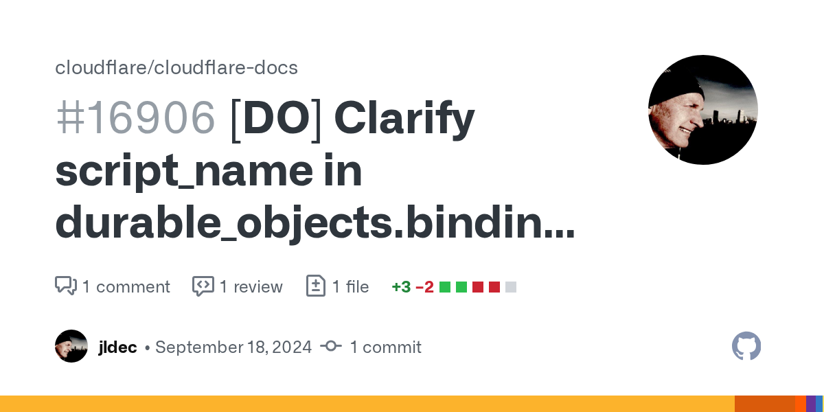 [DO] Clarify script_name in durable_objects.bindings by jldec · Pul...