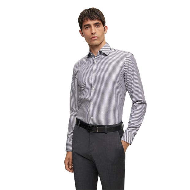 Boss: Boss Men's H Hank Kent Long Sleeve Plain Shirt