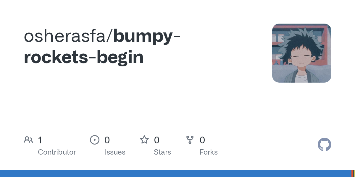 GitHub - osherasfa/bumpy-rockets-begin