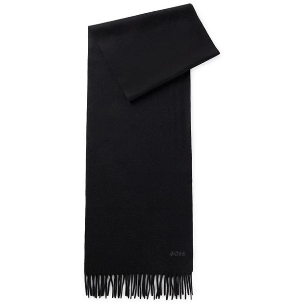 Boss: Boss Embroidered Logo Scarf