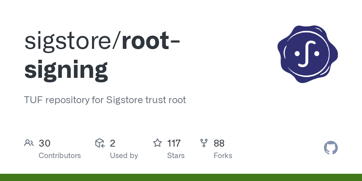 root-signing/repository/repository/root.json at main · sigstore/roo...