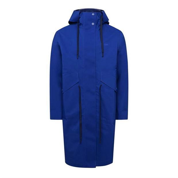 Lacoste: Lacoste Long Hooded Water-Resistant Parka Jacket