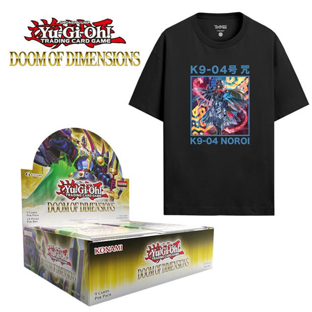 Yu-Gi-Oh: Yu-Gi-Oh Doom of Dimensions Display Box + Free T-shirt - GAME Exclusive