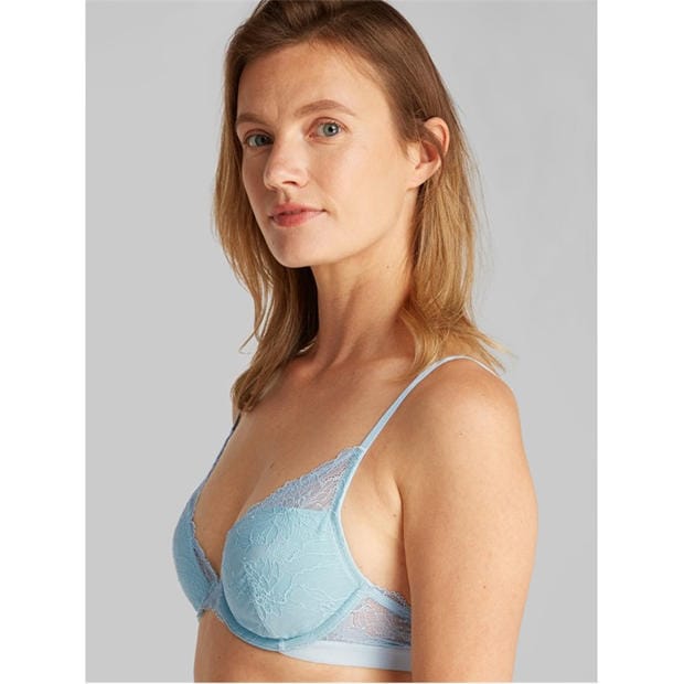 Calvin Klein: Calvin Klein MODERN LACE LIGHTLY LINED PLUNGE BRA