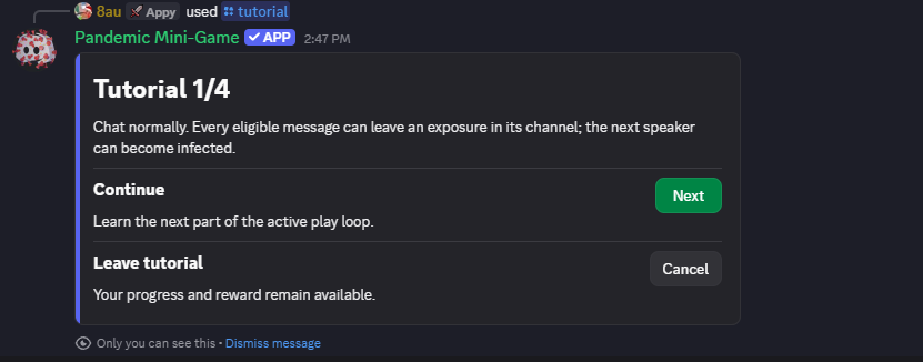 Getting started with Discord Pandemic