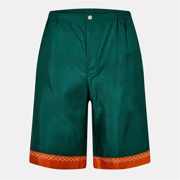 GUCCI: GUCCI Men's Woven Tailored Fit Tracksuit Shorts