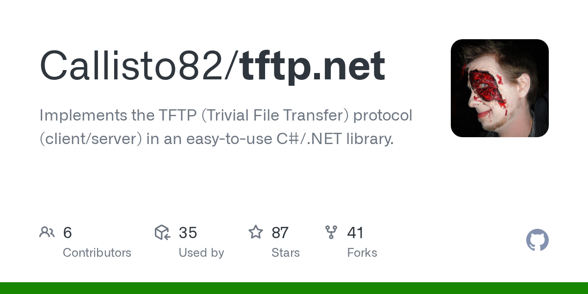 GitHub - Callisto82/tftp.net: Implements the TFTP (Trivial File Tra...