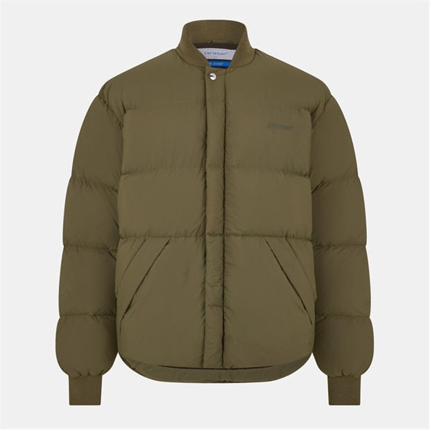 OFF WHITE: OFF WHITE Men's Insulated Short Puffer Jacket