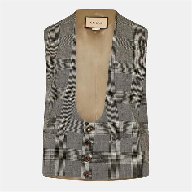 GUCCI: GUCCI Men's Wool Formal Waistcoat