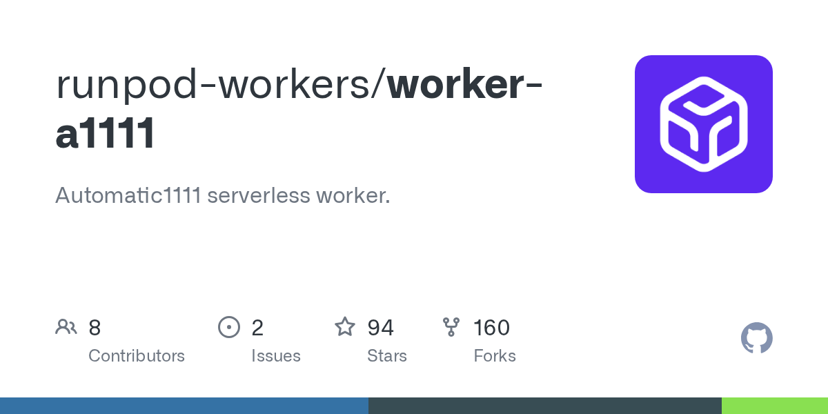 GitHub - runpod-workers/worker-a1111: Automatic1111 serverless worker.