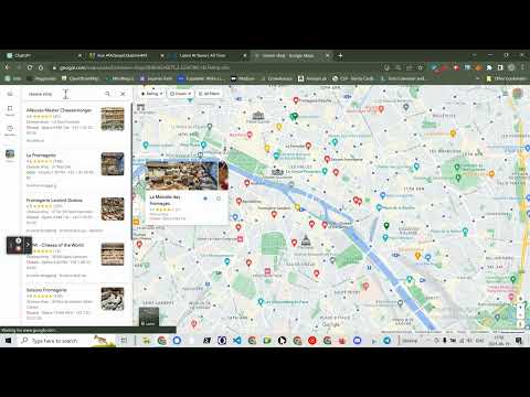 get a list of cheese shops in Paris using Apify