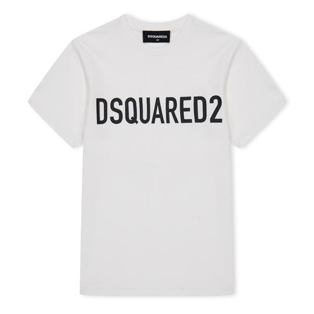 DSQUARED2: DSQUARED2 Unisex Kids' Logo Regular Fit T-Shirt