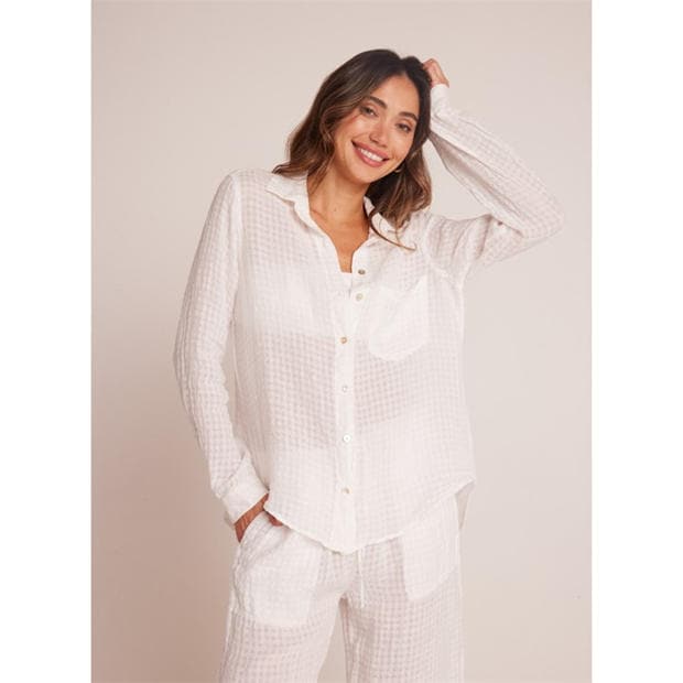 Bella Dahl: Bella Dahl Women's  Pocket Oversized Fit Overshirt