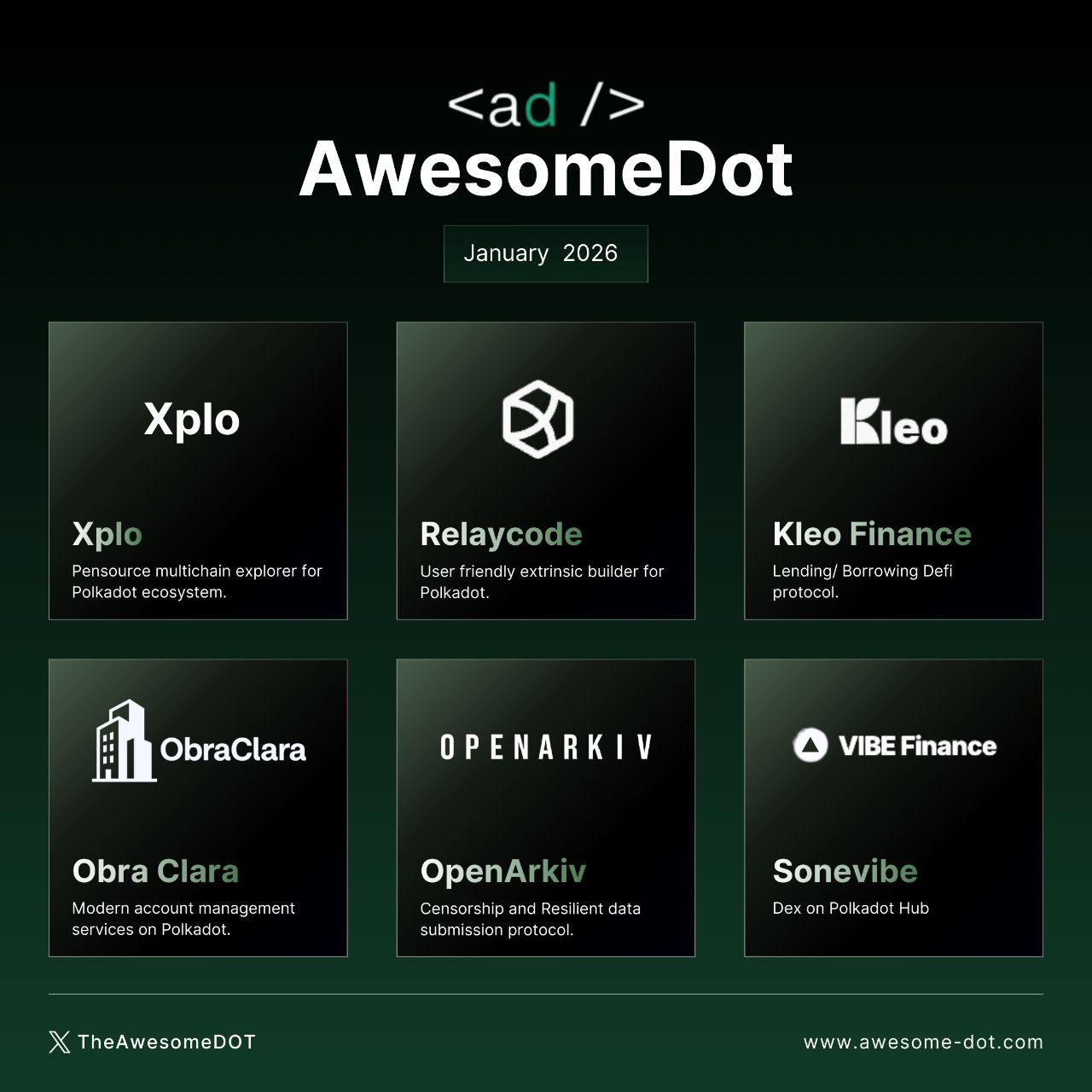 AwesomeDOT January Project Update