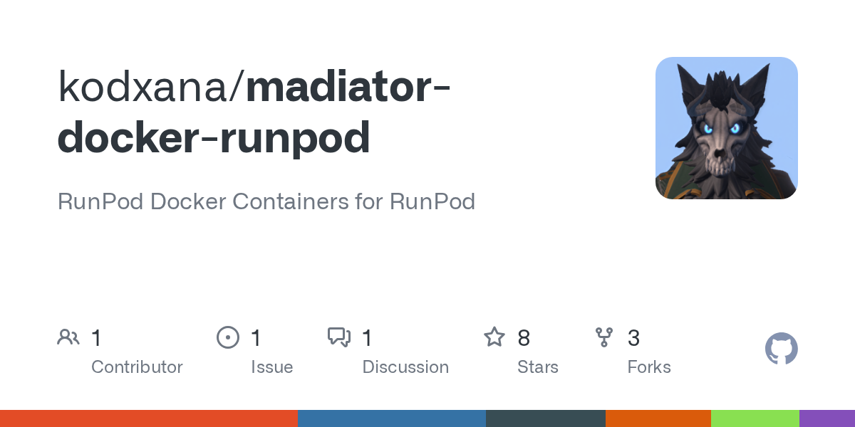 GitHub - kodxana/madiator-docker-runpod: RunPod Docker Containers f...