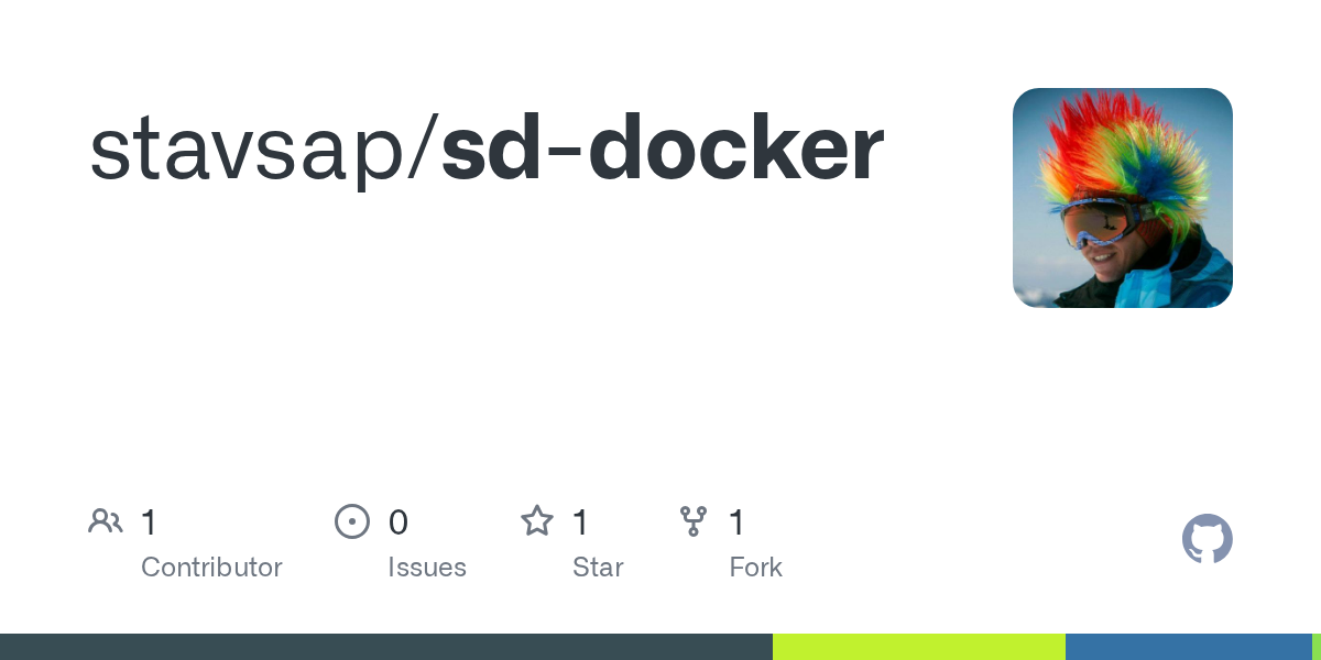 GitHub - stavsap/sd-docker