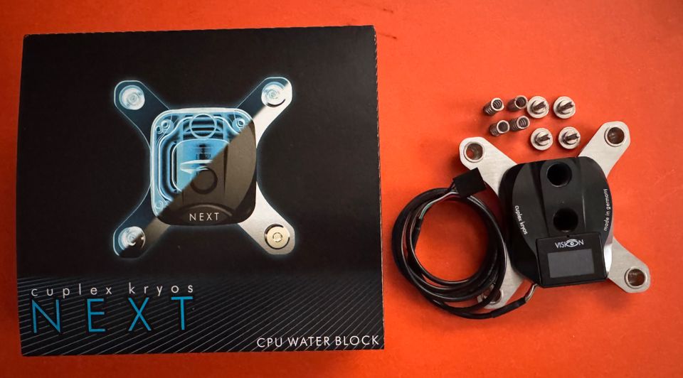 Aqua Computer Waterblock CPU Sockel 1700 Kühler Kryos NEXT Vision