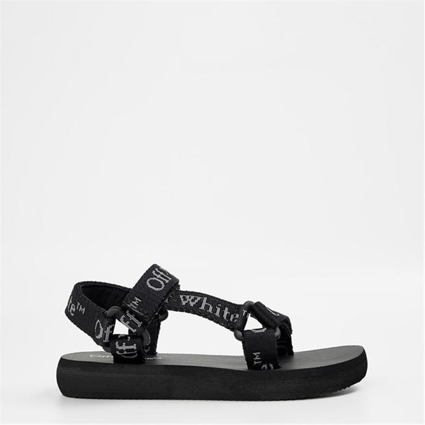 OFF WHITE: OFF WHITE Kids Flat Sandals