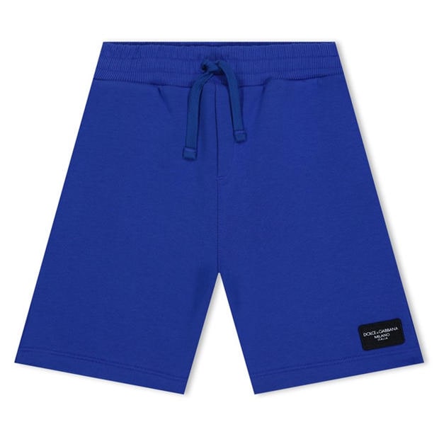 DOLCE AND GABBANA: DOLCE AND GABBANA Jersey Shorts With Logo Tag Juniors